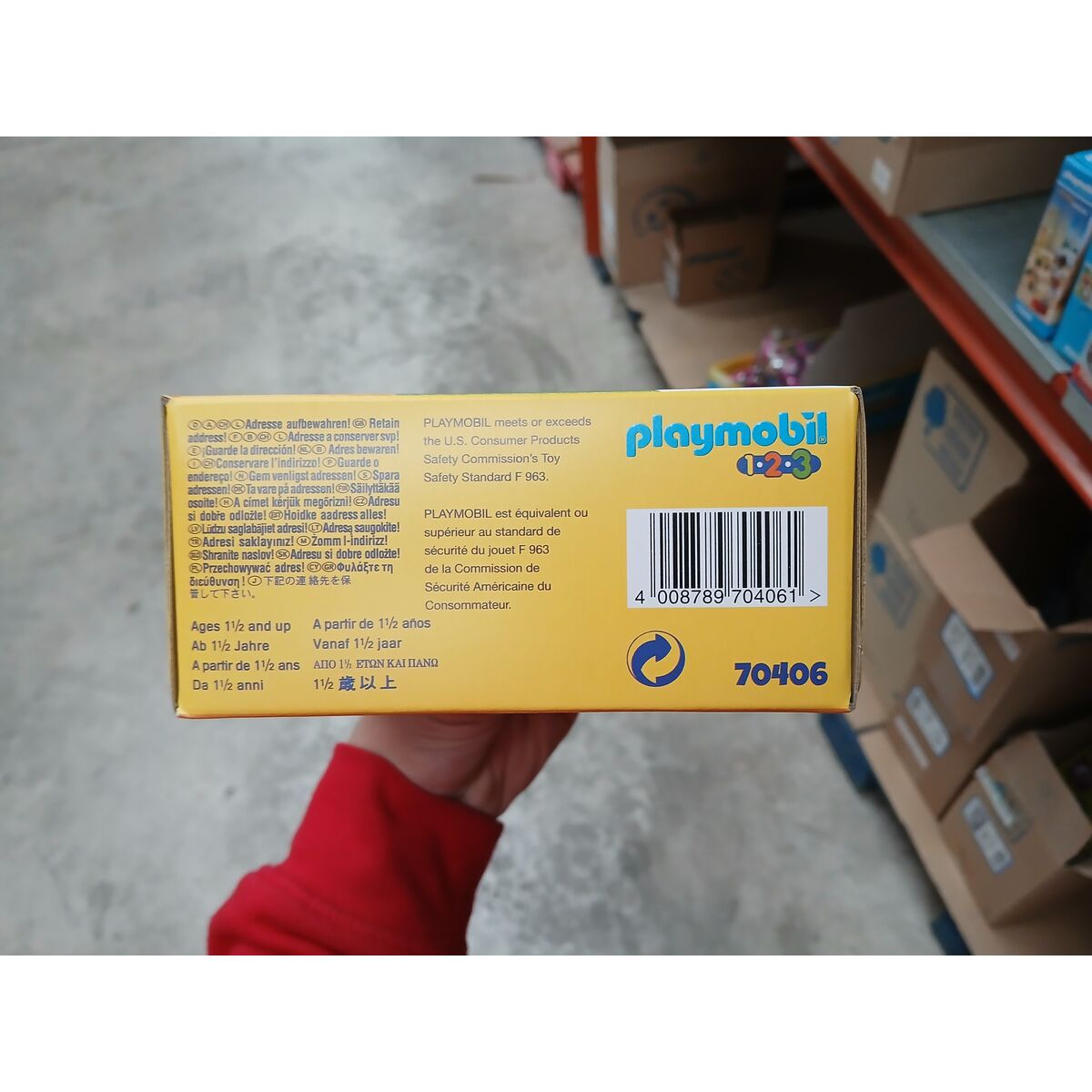 Playset Playmobil 1.2.3 Dog Boys 70406 (6 pcs)