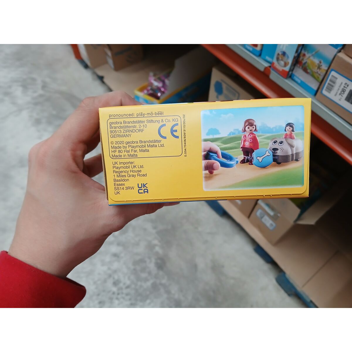 Playset Playmobil 1.2.3 Dog Boys 70406 (6 pcs)