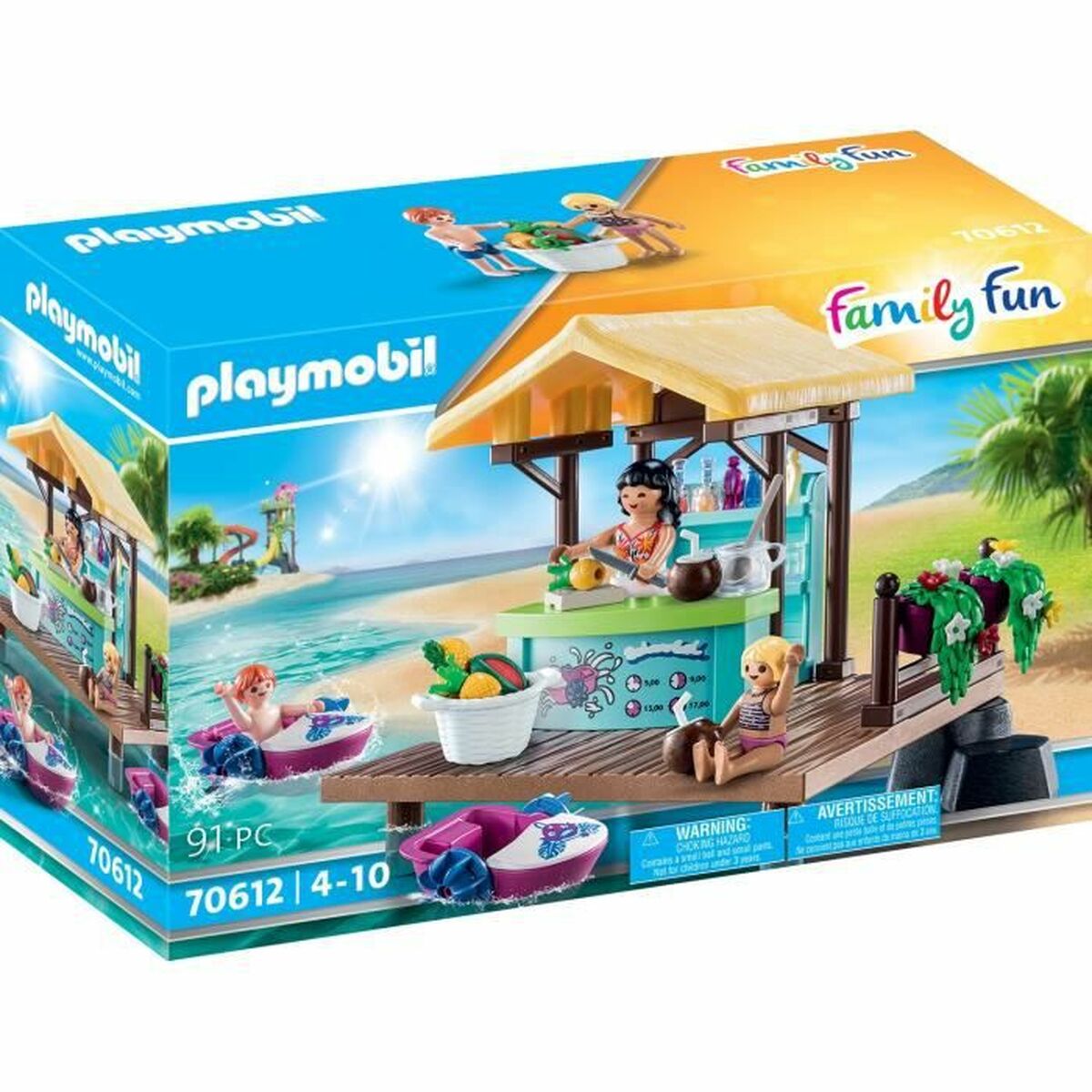 Playset Playmobil 70612 Family Fun Jeux Activités aquatiques