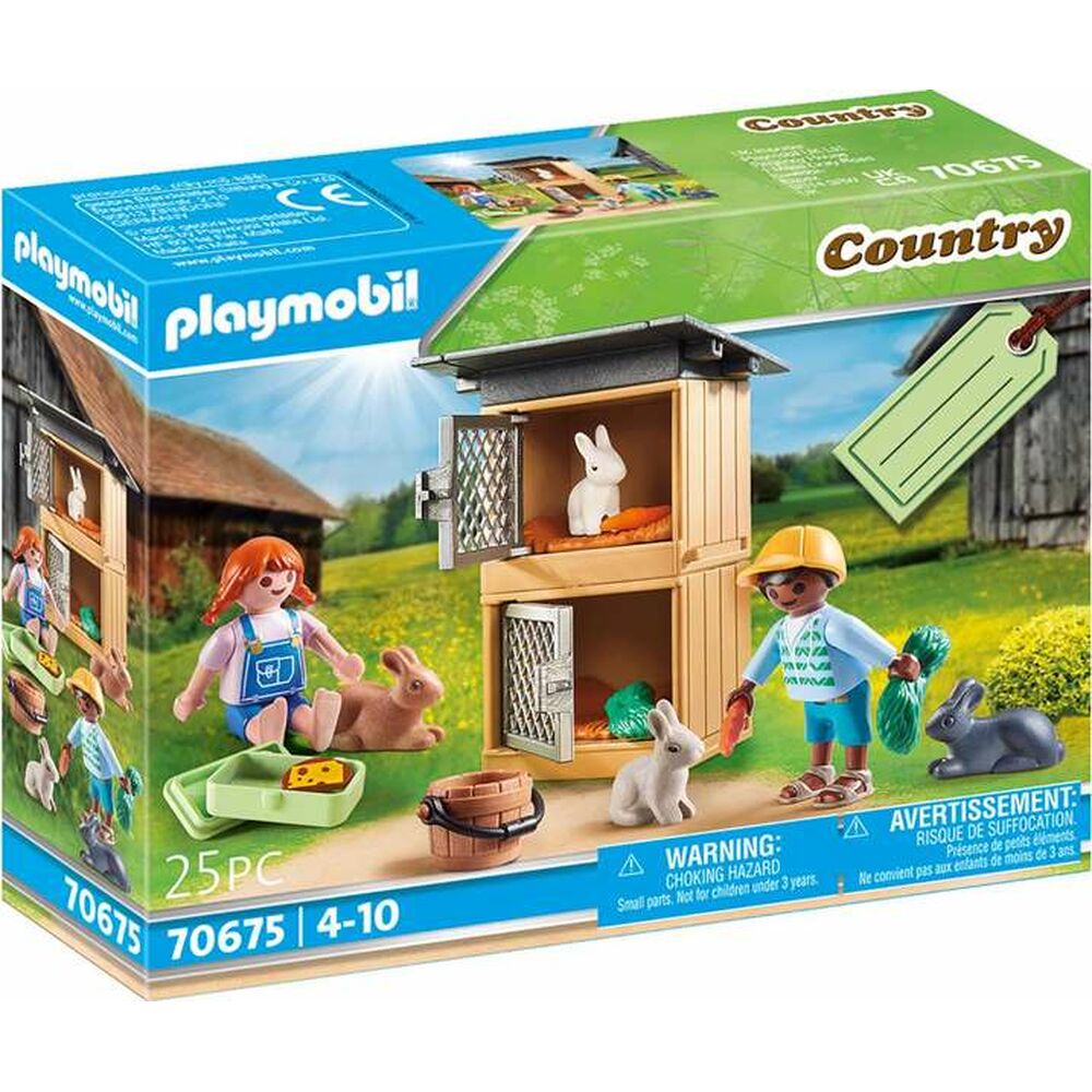 Playset Playmobil Country Conejo Granja 70675 (25 pcs)