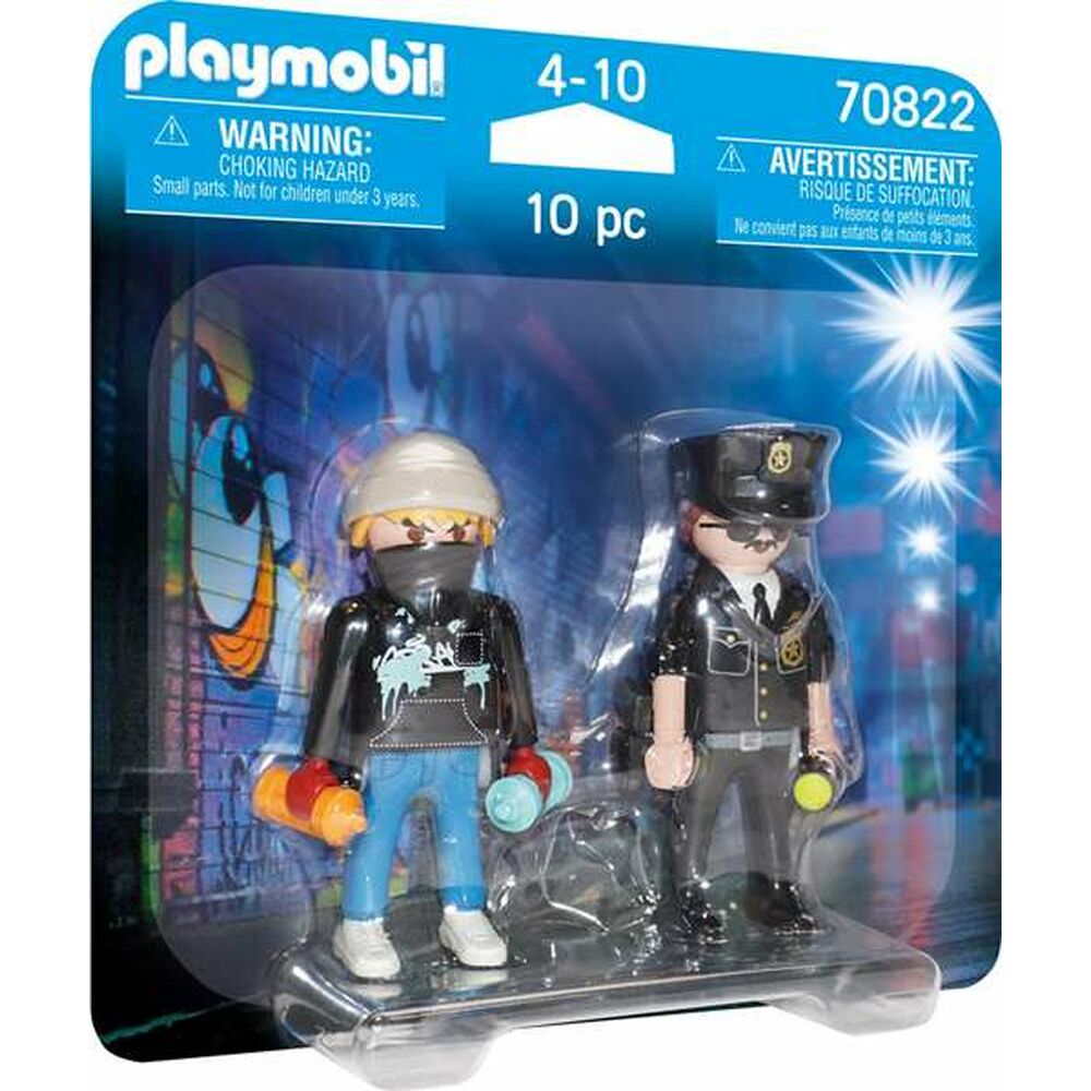 wijn Marxisme eenzaam Playset Playmobil Duo Pack Politie 70822 (10 pcs) - PS Home Shopping