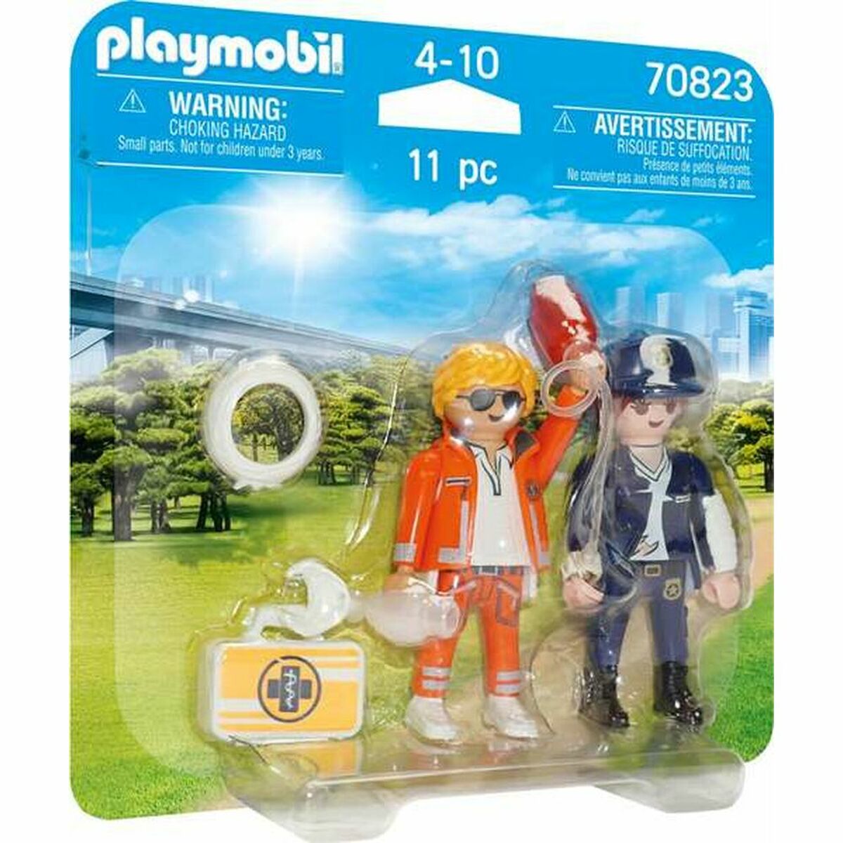 Playset Playmobil 70823A Doctor Police 70823 (11 pcs)