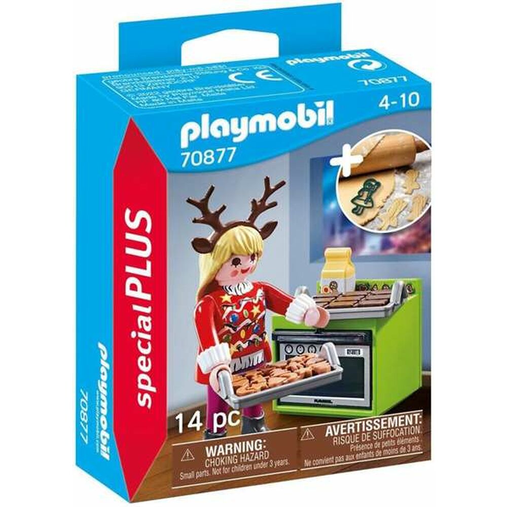 Jointed Figure Playmobil Special Plus 70877 Christmas Pastry Chef (14 pcs)
