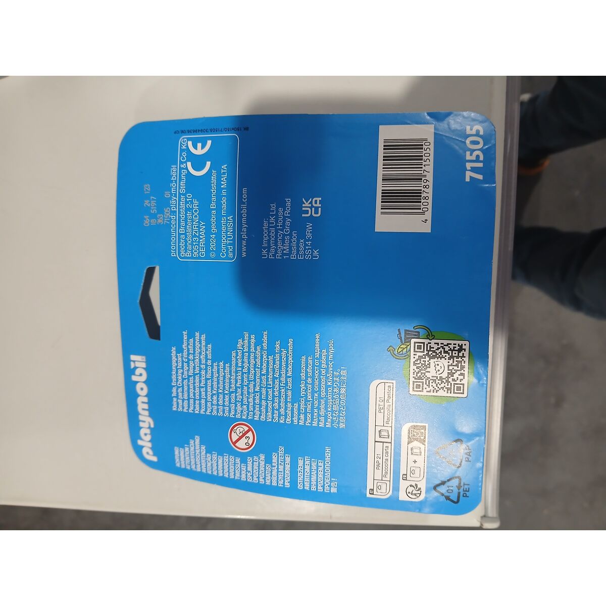 Playset Playmobil 71505 Police Officer Thief 9 Pieces