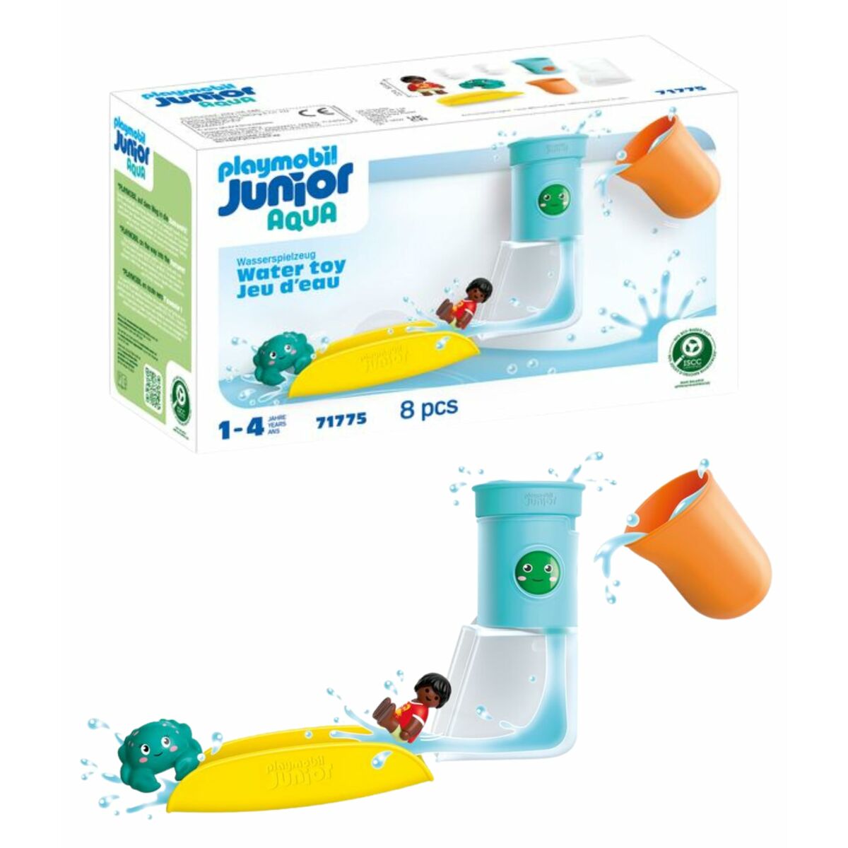 Playset Playmobil Junior Water 71775 8 Onderdelen