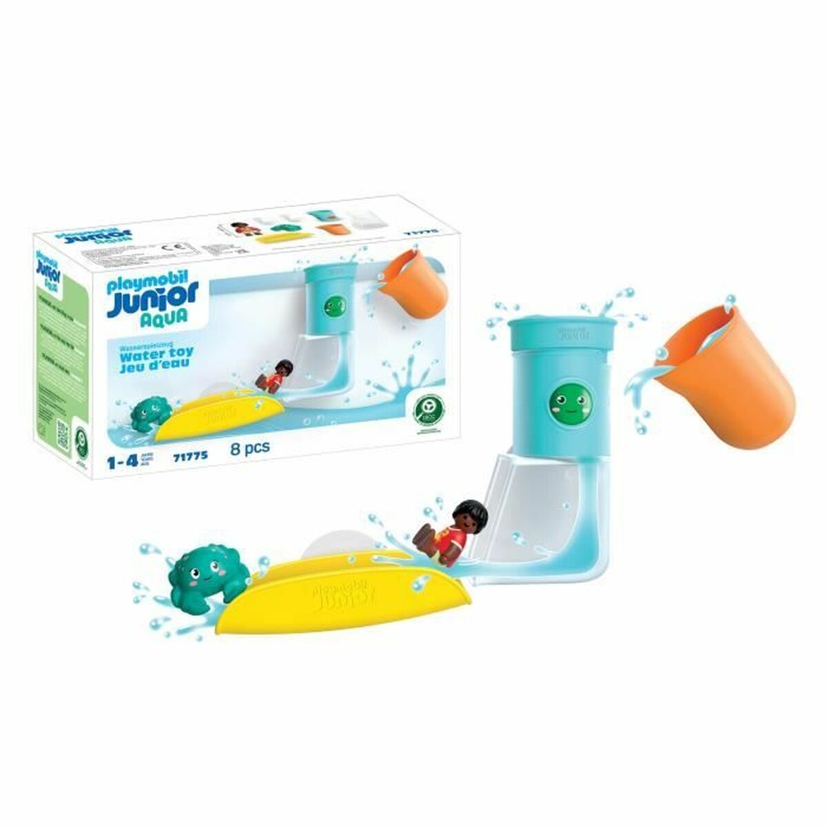Playset Playmobil Junior Water 71775 8 Onderdelen