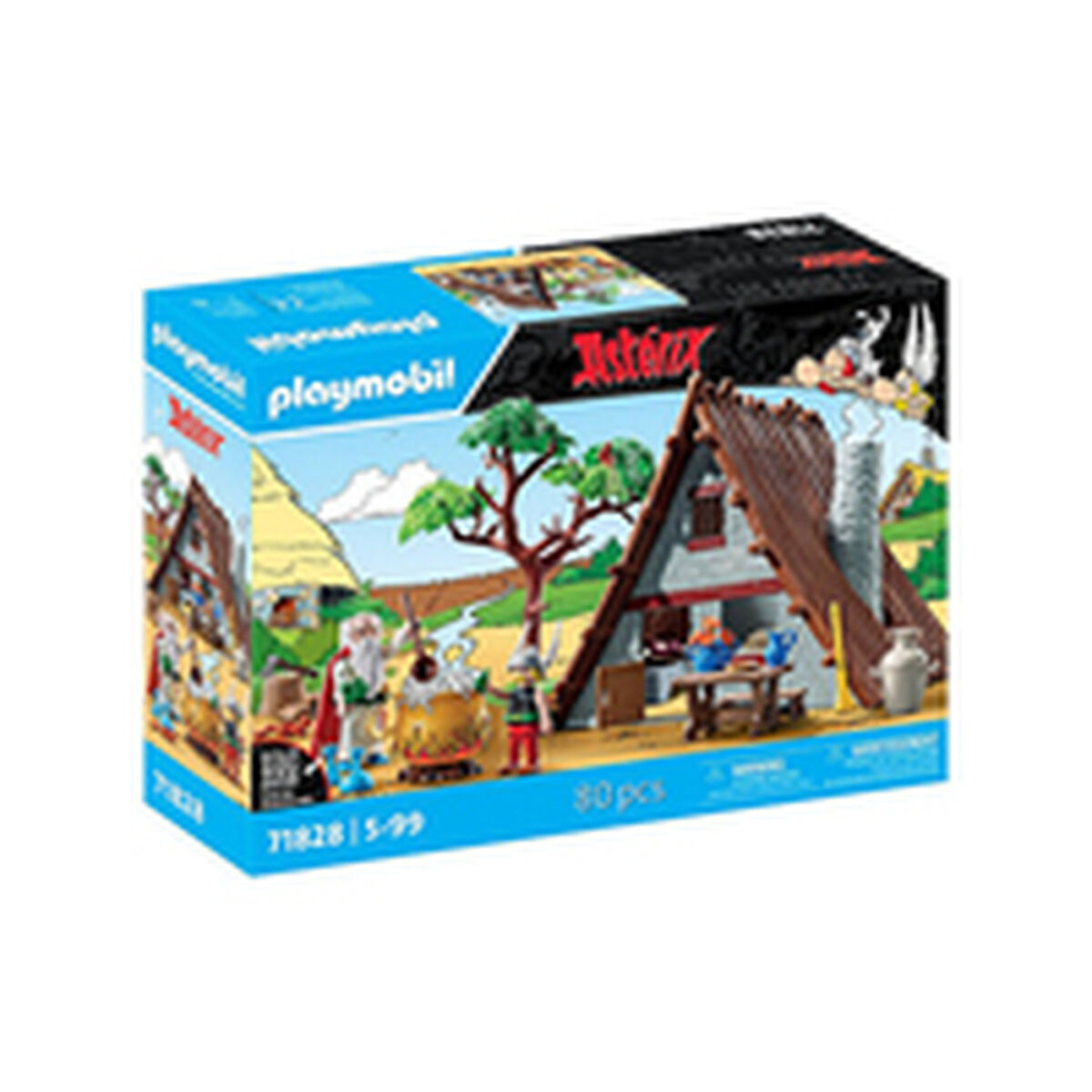 Playset Playmobil 71828 Astérix 80 Onderdelen