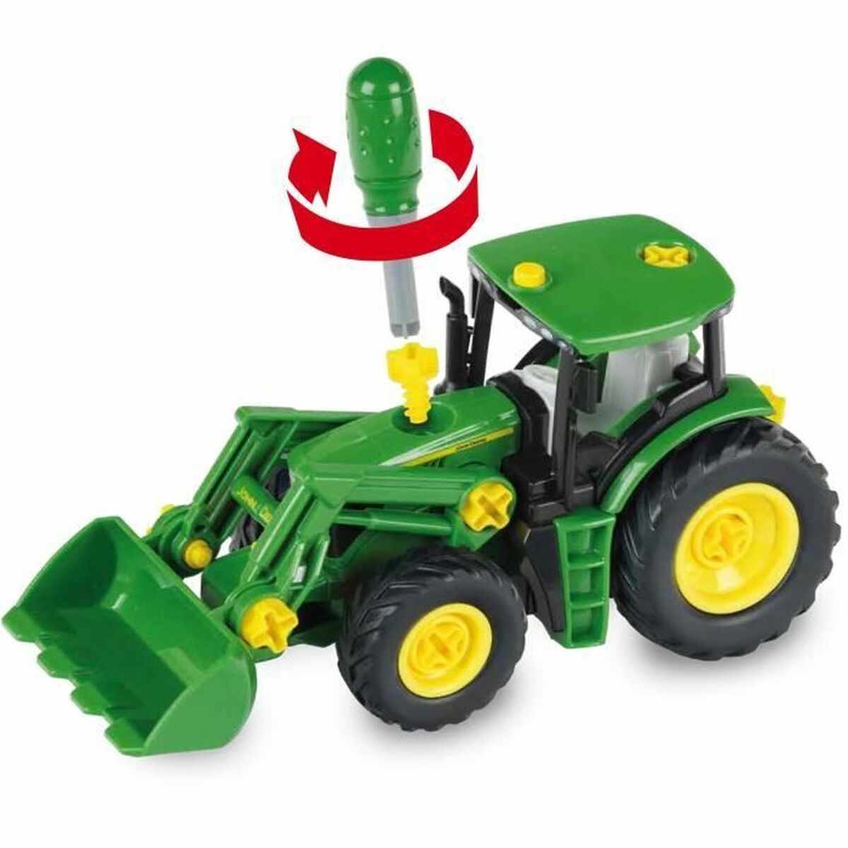 Bouwspel Klein Blockables 1:24 Tractor Groen