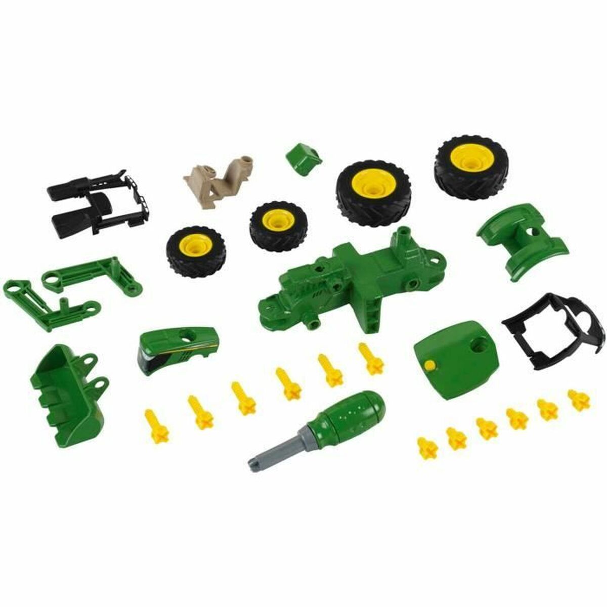 Bouwspel Klein Blockables 1:24 Tractor Groen