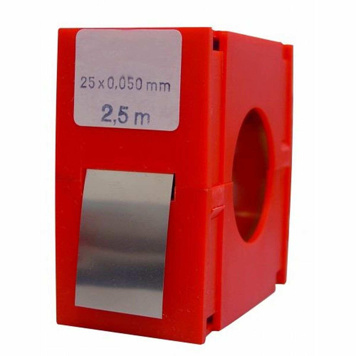 Gecalibreerde stalen bandrol VOGEL 0,08 mm 2500 mm