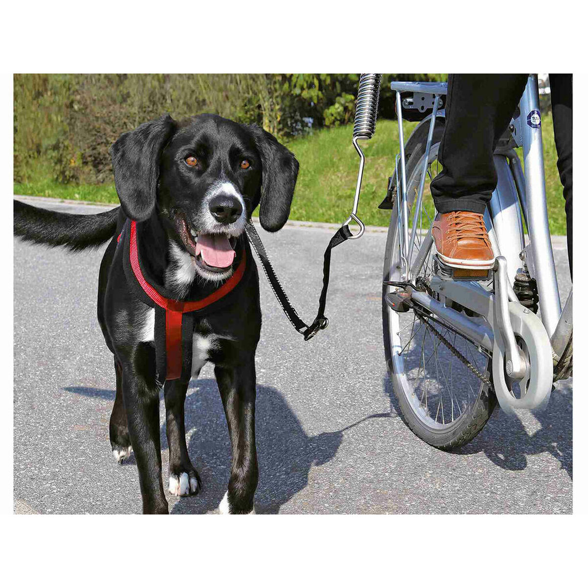 Dog Lead Trixie S/M Reflective Bicycle, view 4