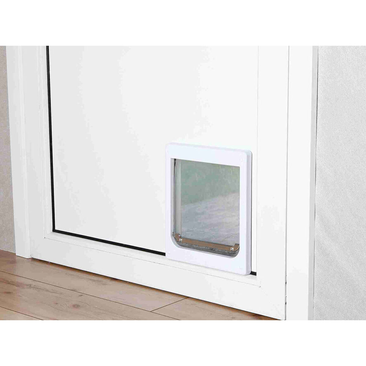 Cat Flap Trixie White Plastic 25 × 29 CM, view 3