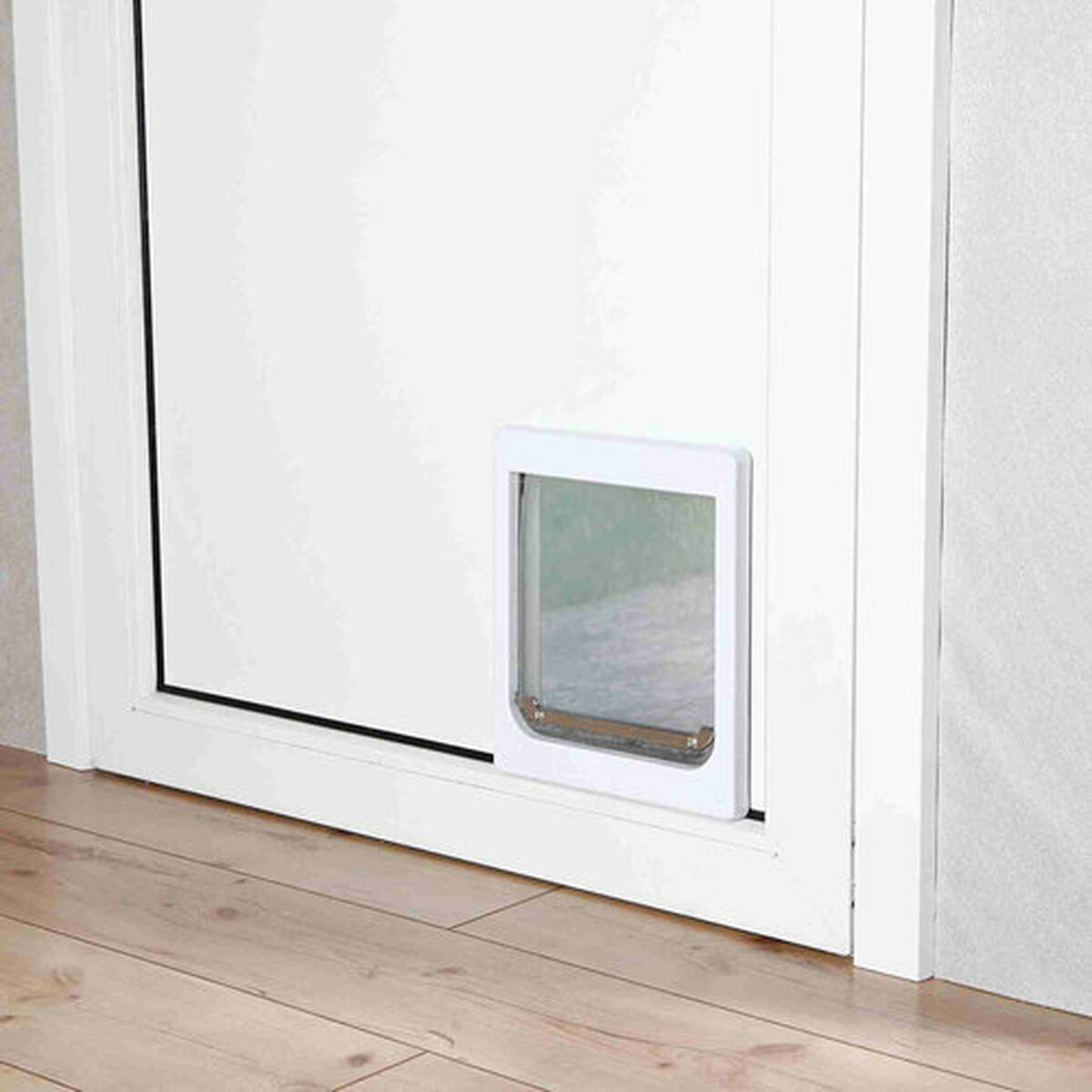 Cat Flap Trixie White Plastic 25 × 29 CM, view 4