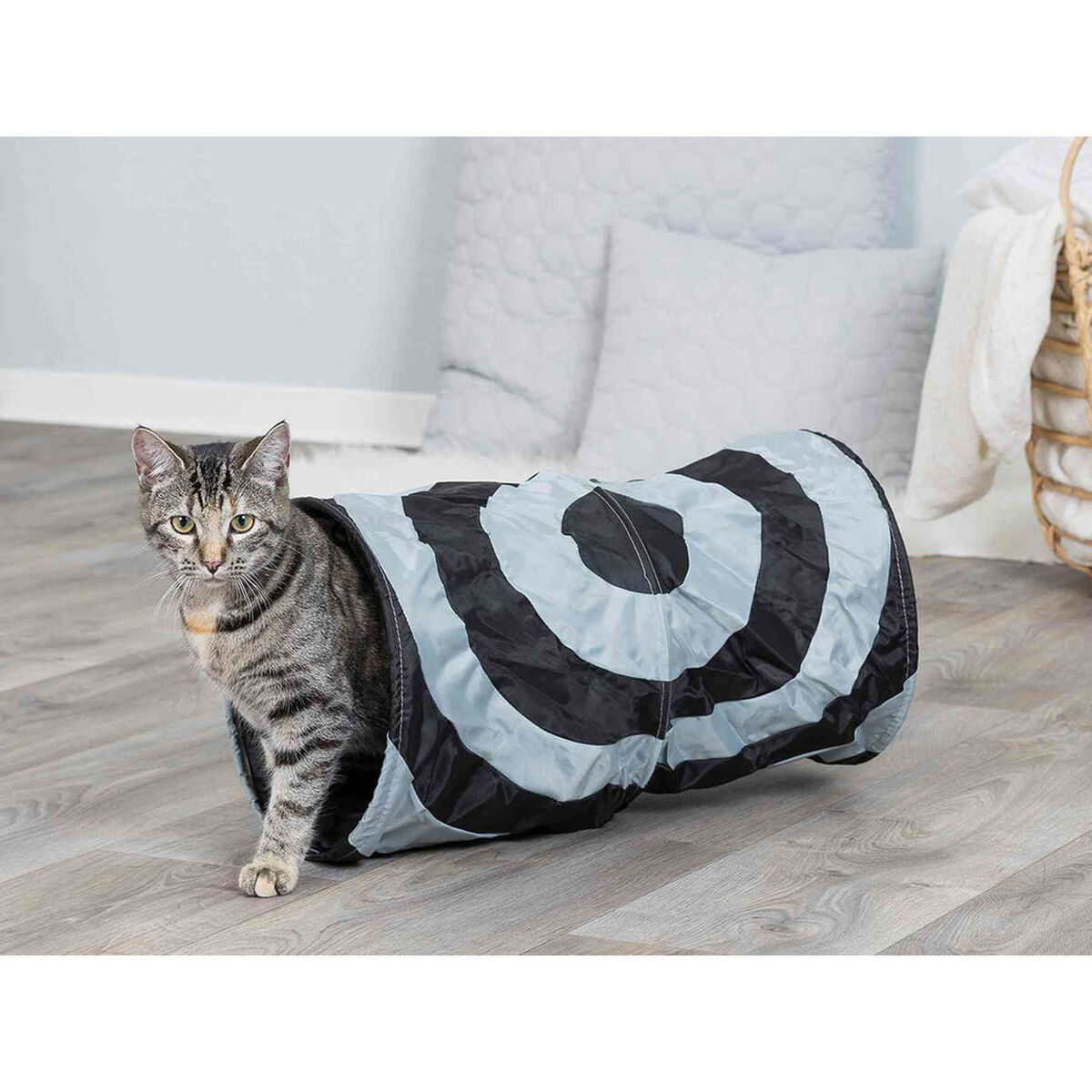 Image secondaire de Tunnel de Jeu Pliable pour Animaux de Compagnie Trixie Polyester Ø 25 × 50 CM