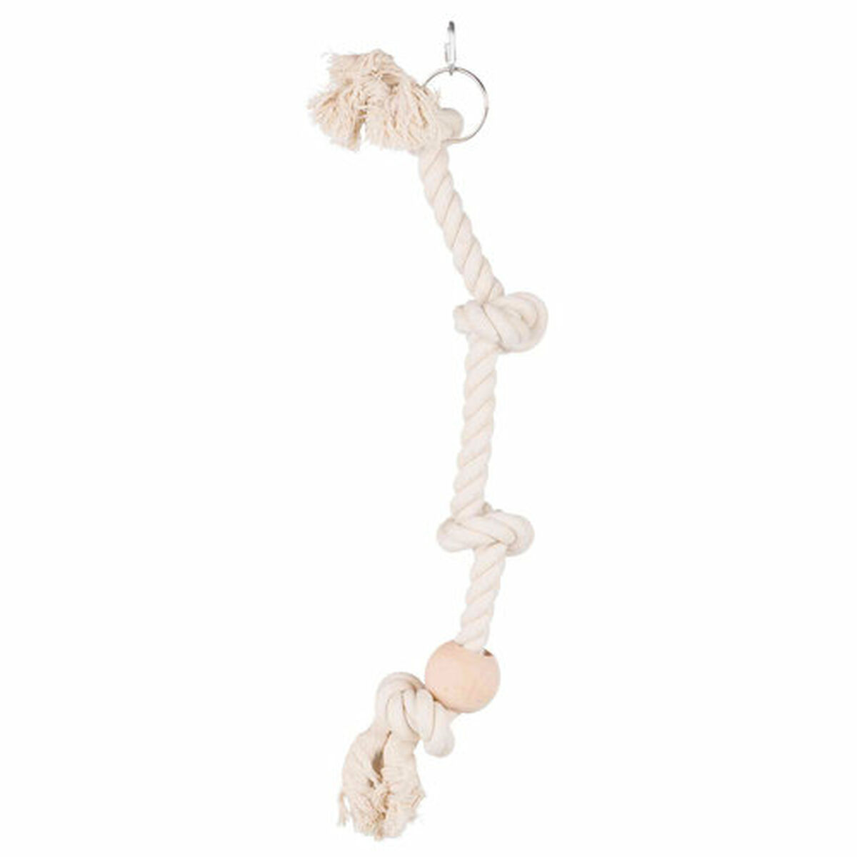 Toy for Birds Trixie 60 cm White Rope Knot, view 2