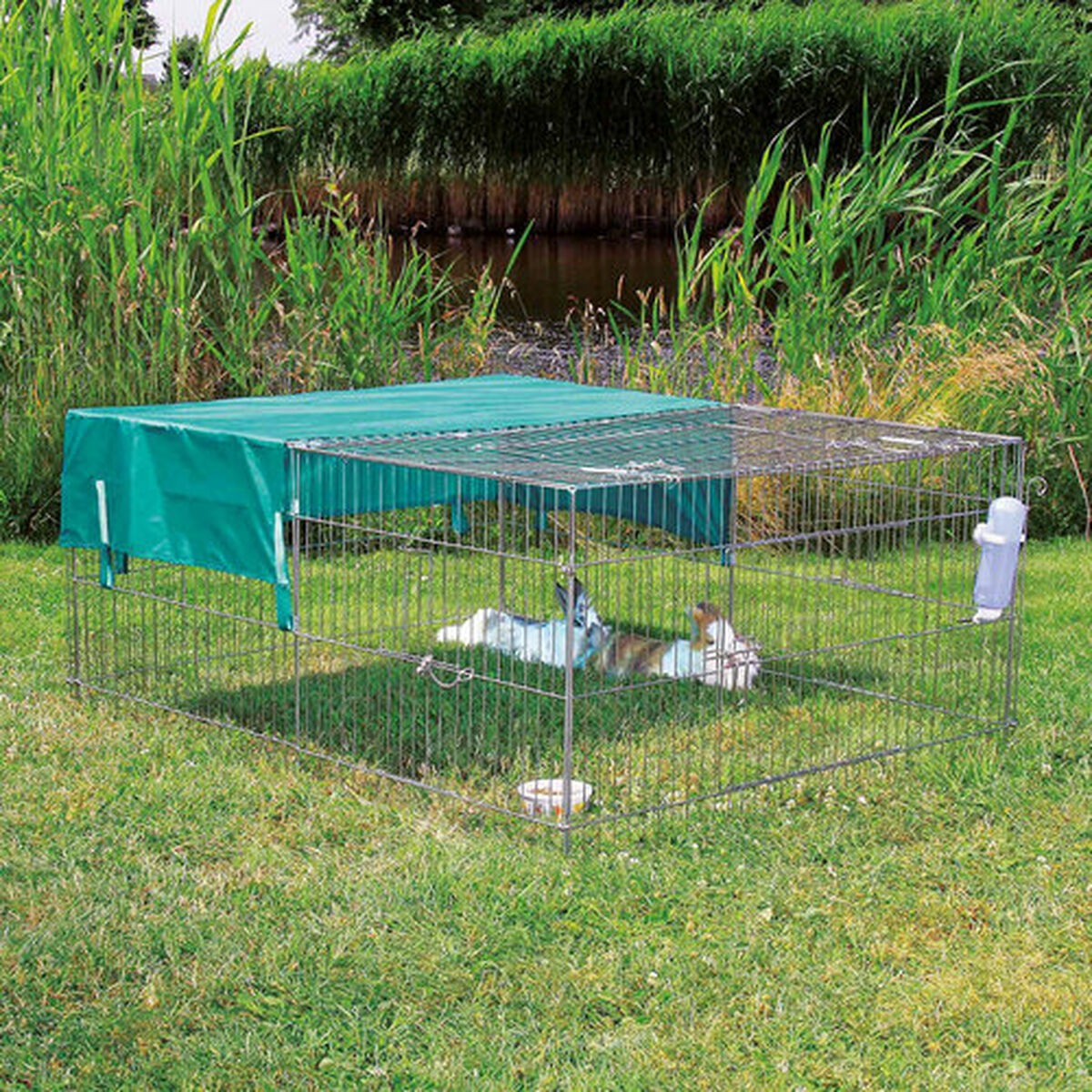 Sun Block Trixie Polyethylene 116 X 72 CM Green, view 2