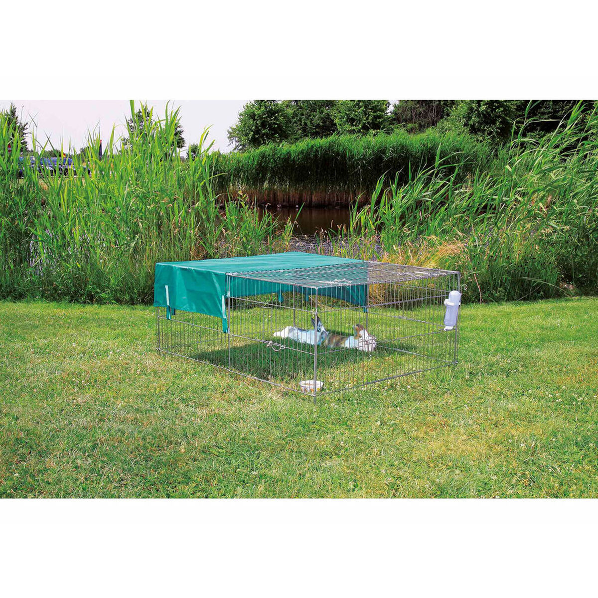 Sun Block Trixie Polyethylene 116 X 72 CM Green, view 5