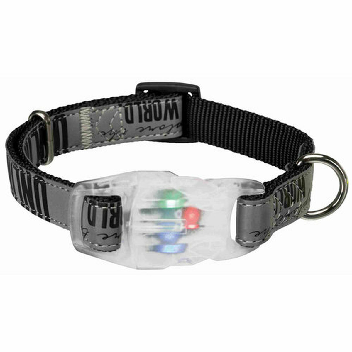 LED Collar for Pets Trixie Explore USB Black M/L 35-55 cm, view 2