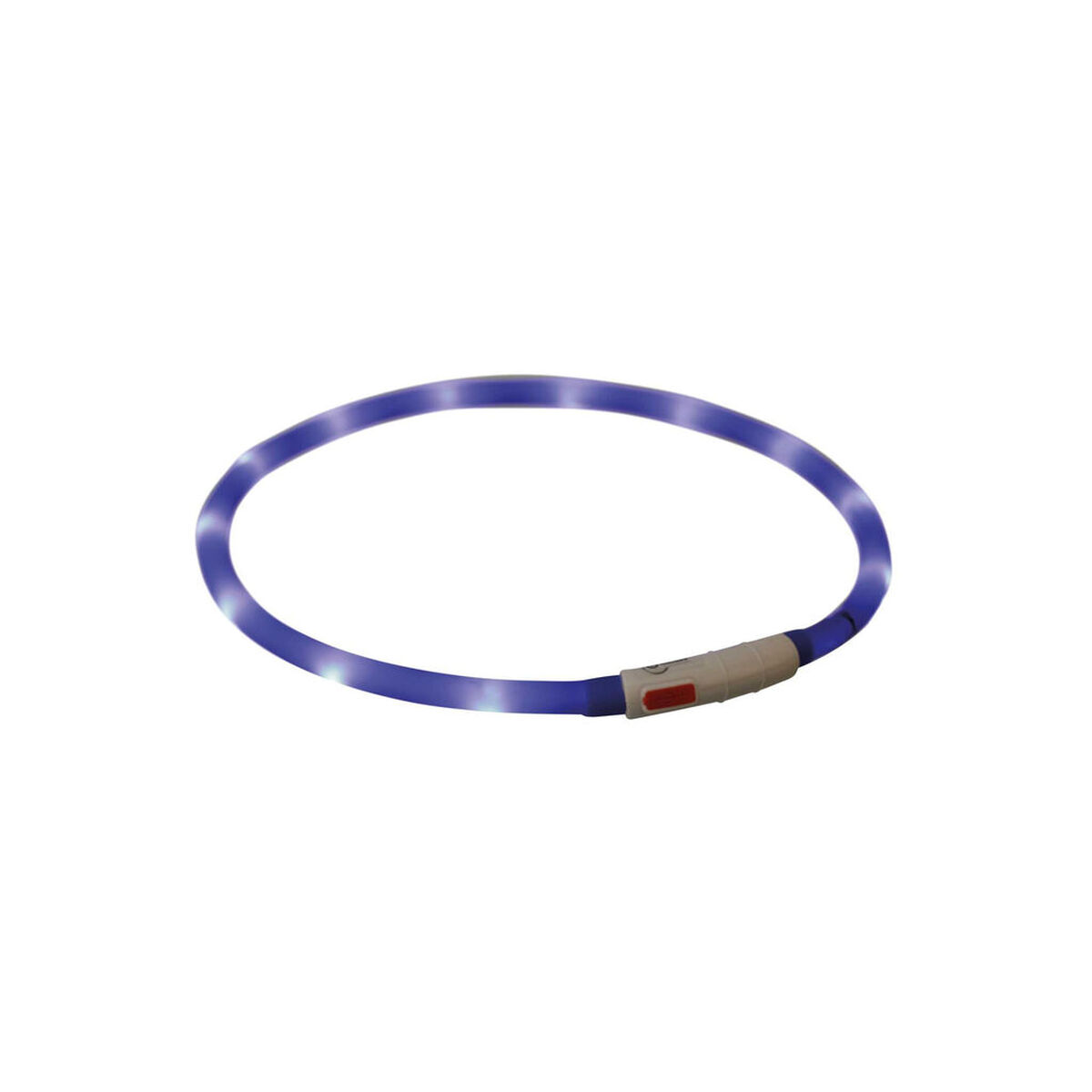Dog collar Trixie Flash USB Cobalt blue XS-XL, view 2