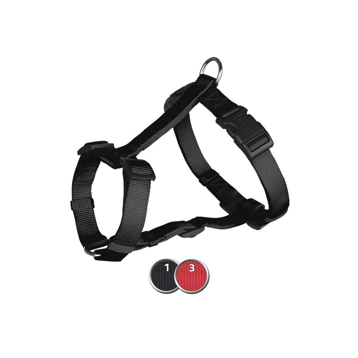 Dog Harness Trixie Classic Black M/L, view 4