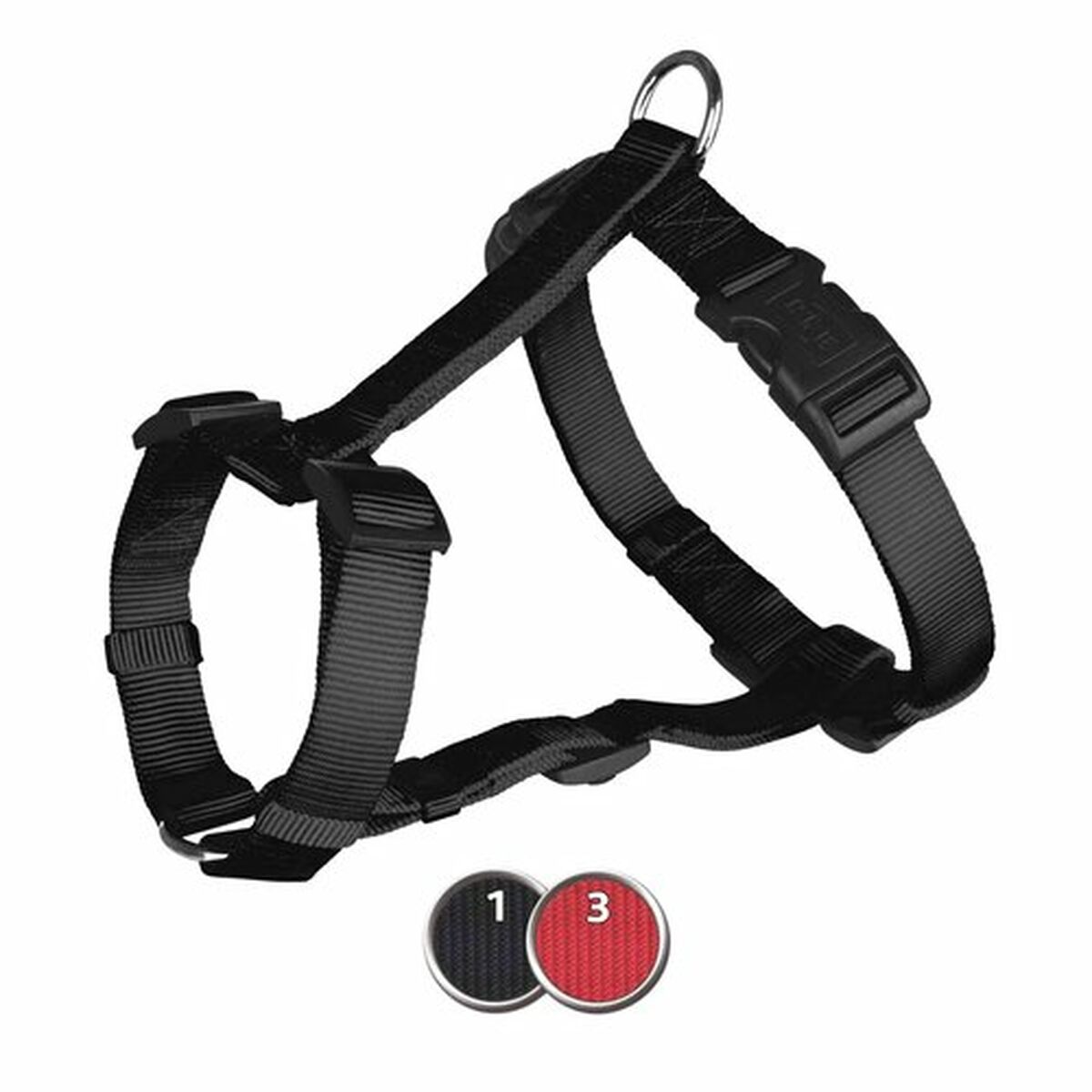 Dog Harness Trixie Classic Black M/L, view 3