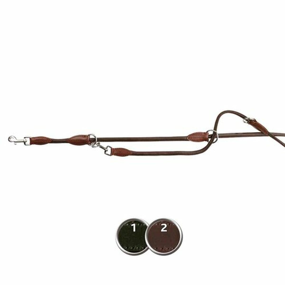 Adjustable dog leash Trixie Active Dark brown 2 m S/M, view 4