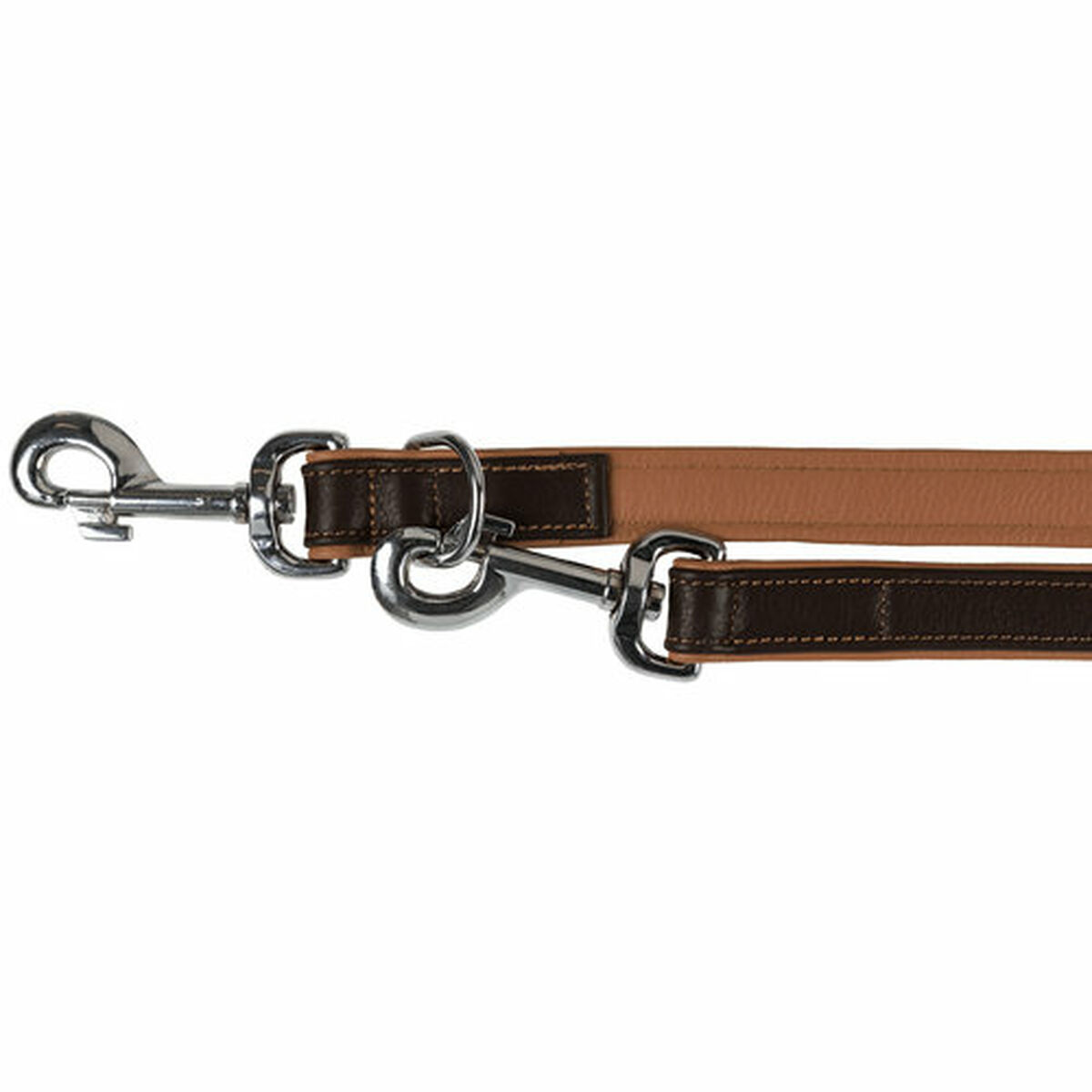 Adjustable dog leash Trixie Brown Light brown S/M 2 m, view 2