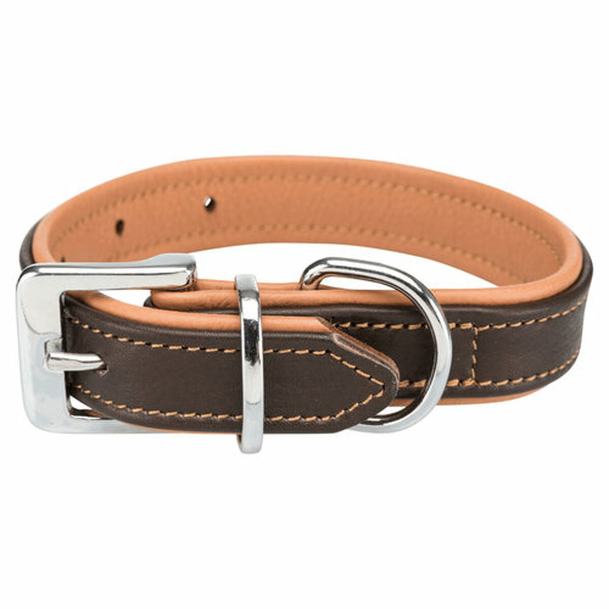 Dog collar Trixie Brown Light brown XS/S, view 2