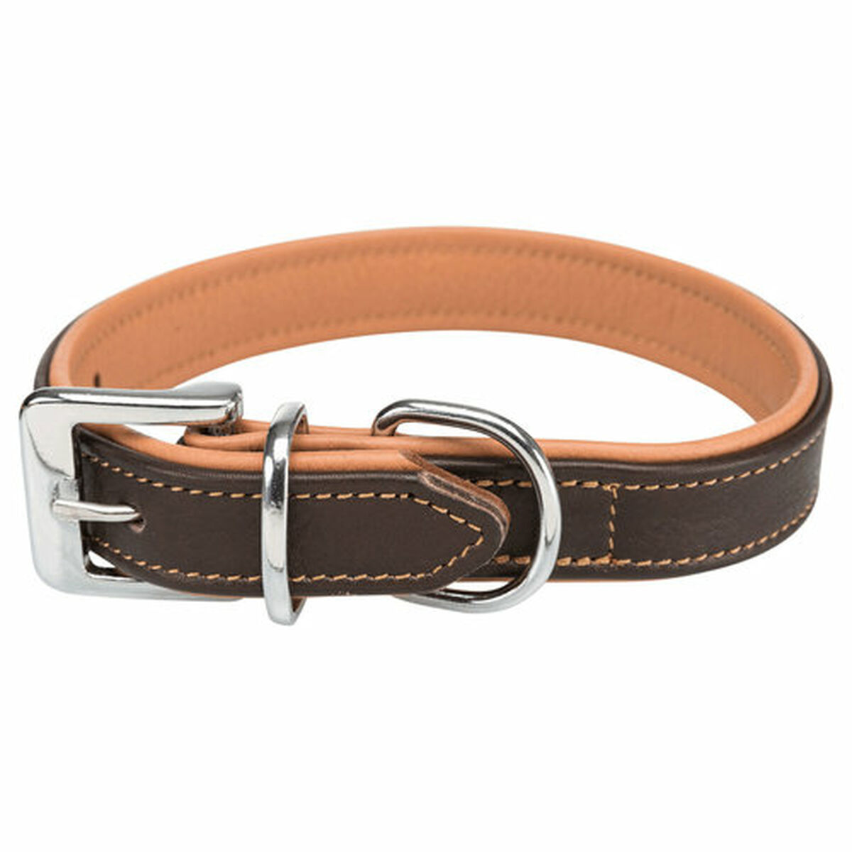 Dog collar Trixie Brown Light brown, view 2