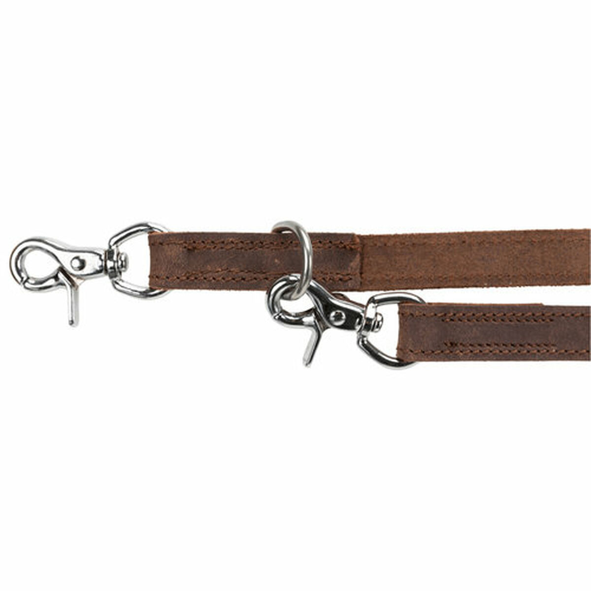Adjustable dog leash Trixie Rustic Dark brown 2 m L/XL, view 2