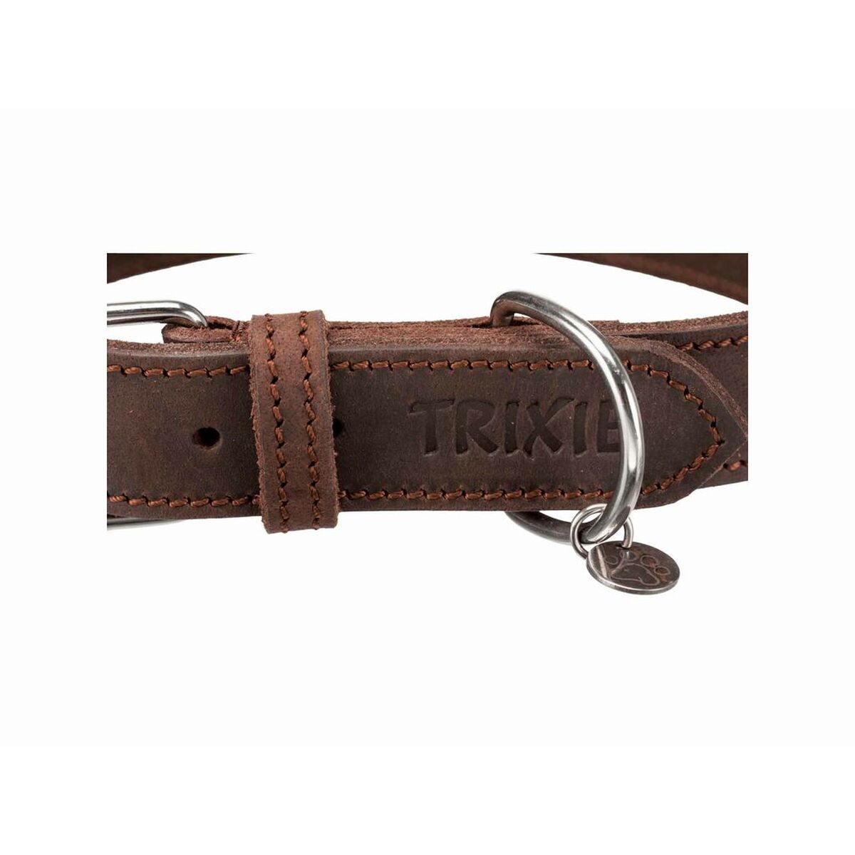Dog collar Trixie Rustic Dark brown XS/S 27-34 cm, view 4