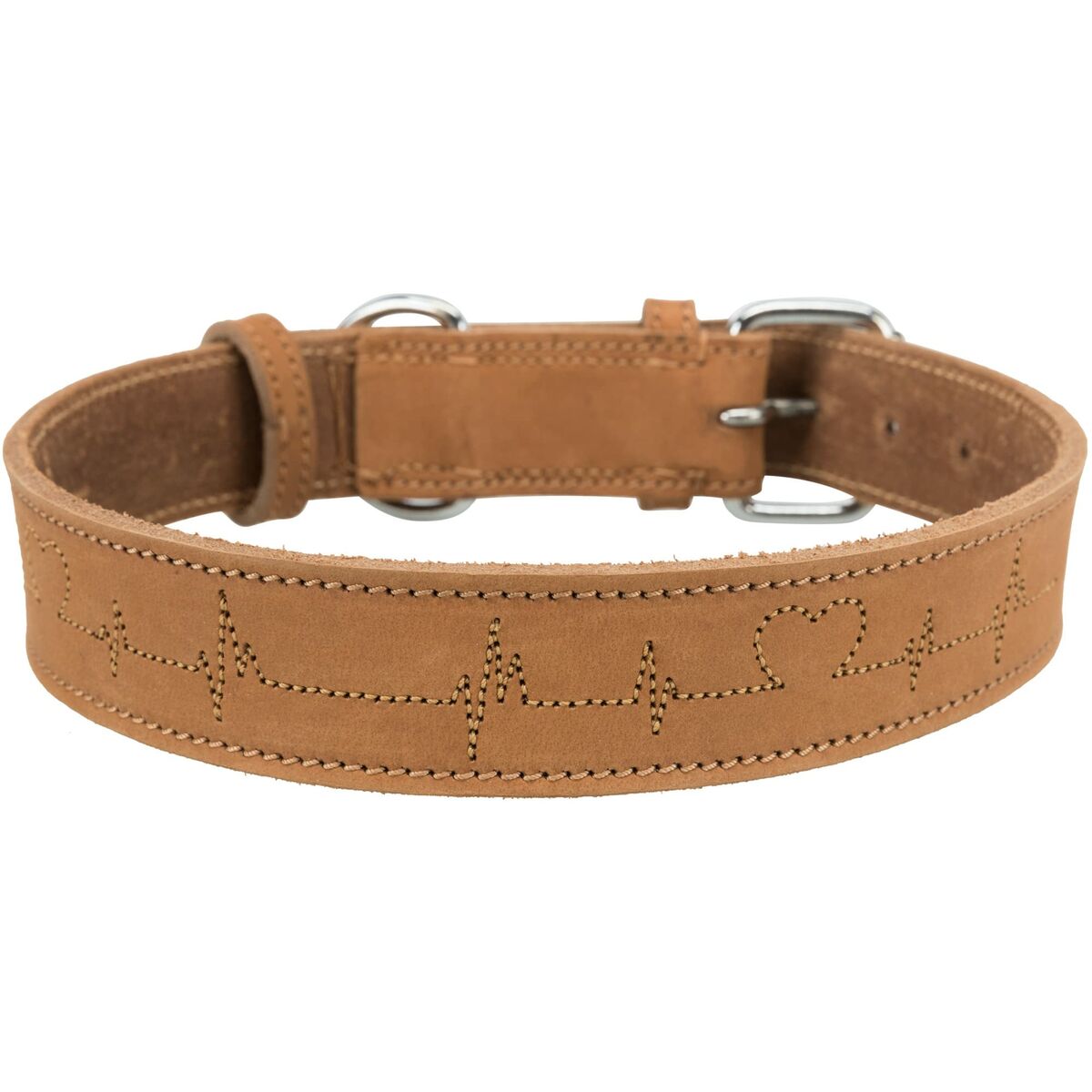 Dog collar Trixie Heartbeat Brown L/XL 55-65 cm, view 2
