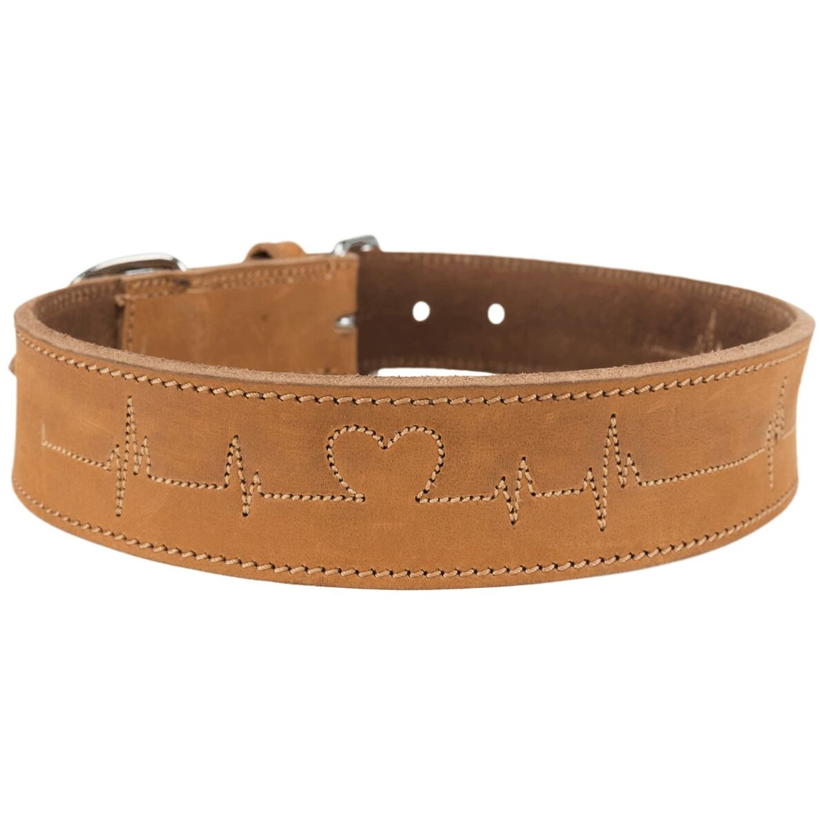 Dog collar Trixie Heartbeat Brown L/XL 55-65 cm, view 3