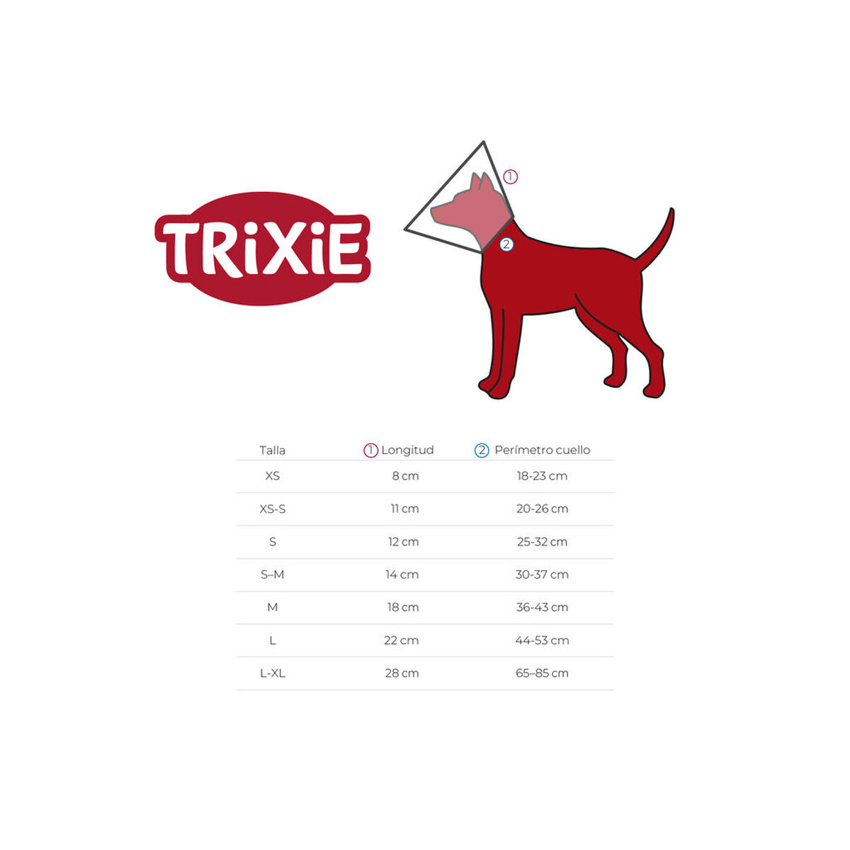 Lampenkap voor honden Trixie (50-58 cm)