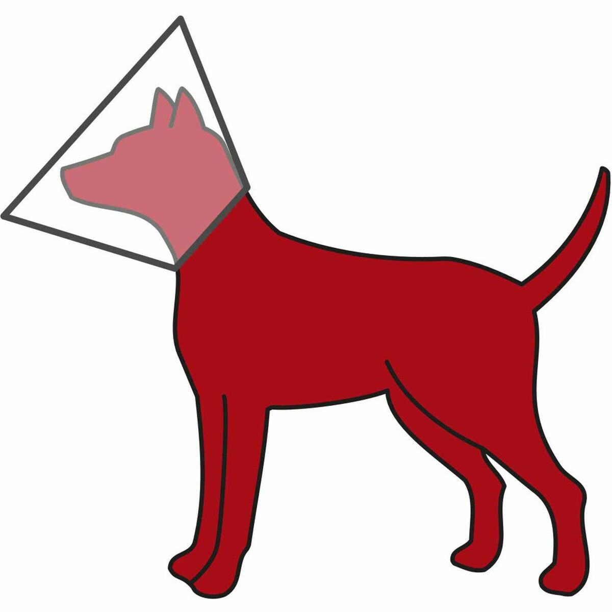 Lampenkap voor honden Trixie (50-58 cm)