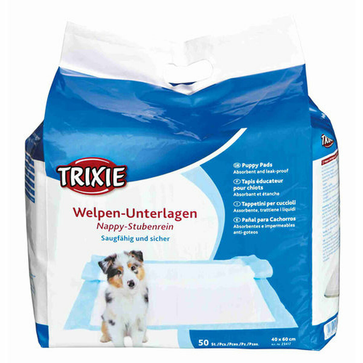 Puppy training pad Trixie Puppy Nappy 40 x 60 cm 40 60 cm White 50 Units
