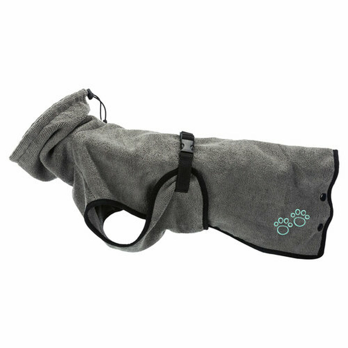 Dog bathrobe Trixie Grey L, view 6