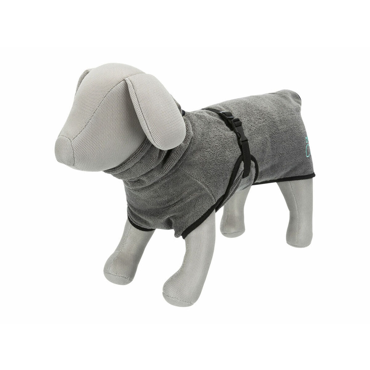 Dog bathrobe Trixie Grey XL, view 5