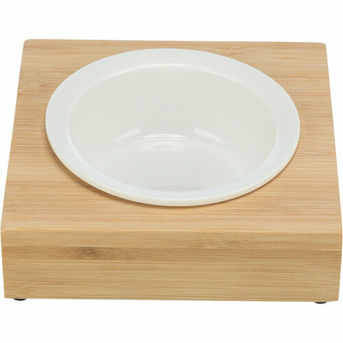 Dog Feeder Trixie White Natural Bamboo Ø 12 cm 250 ml 15 × 5 × 15 CM, view 2