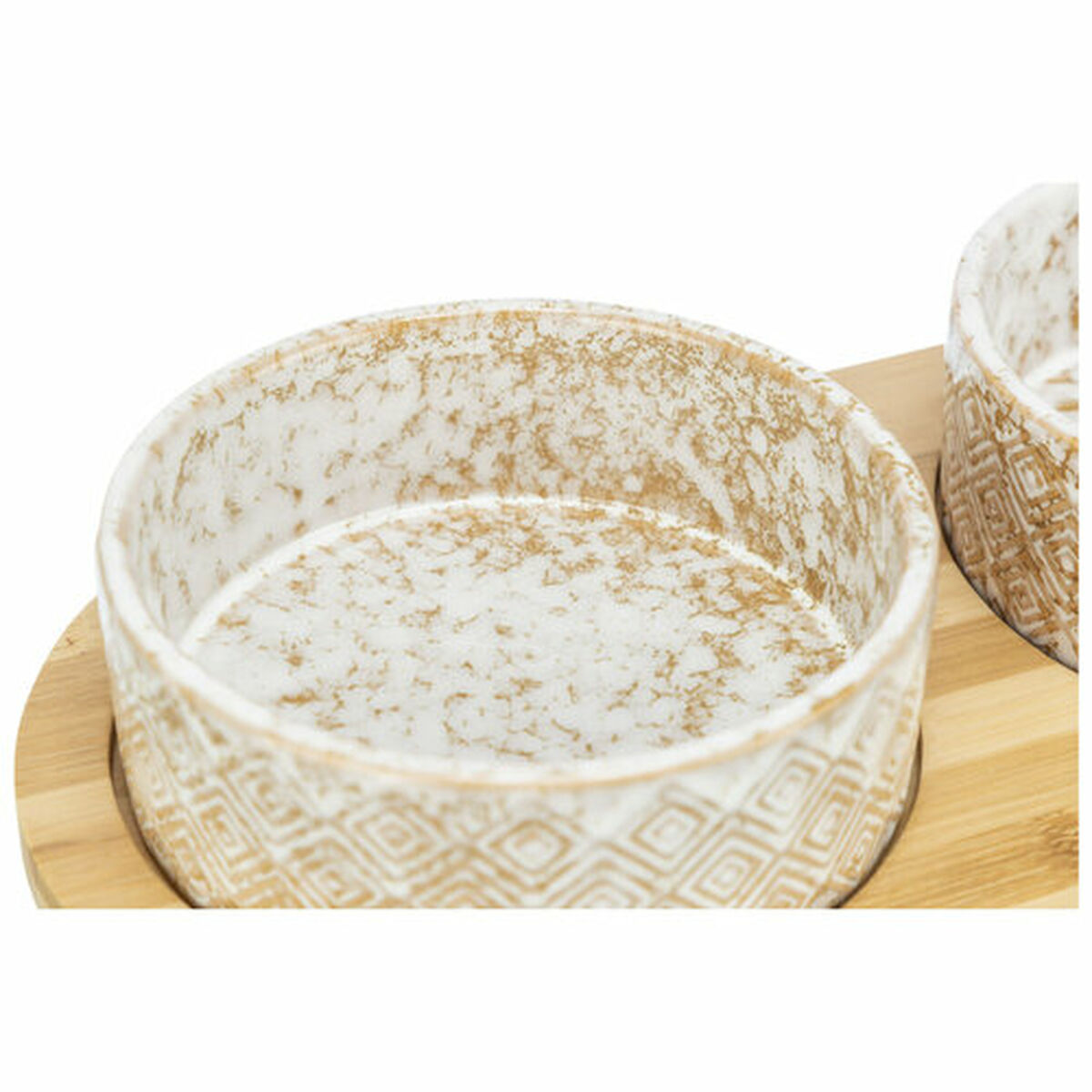 Dog Feeder Trixie White Light brown Bamboo, view 4