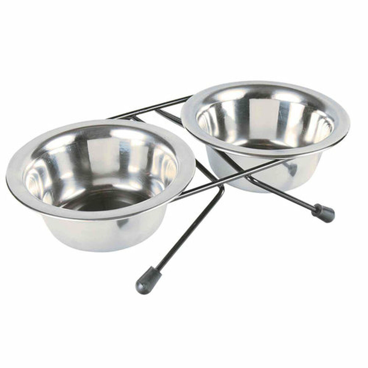 Dog Feeder Trixie Eat on Feet Stainless steel 200 ml Double 2 x 200 ml 11 cm, view 2