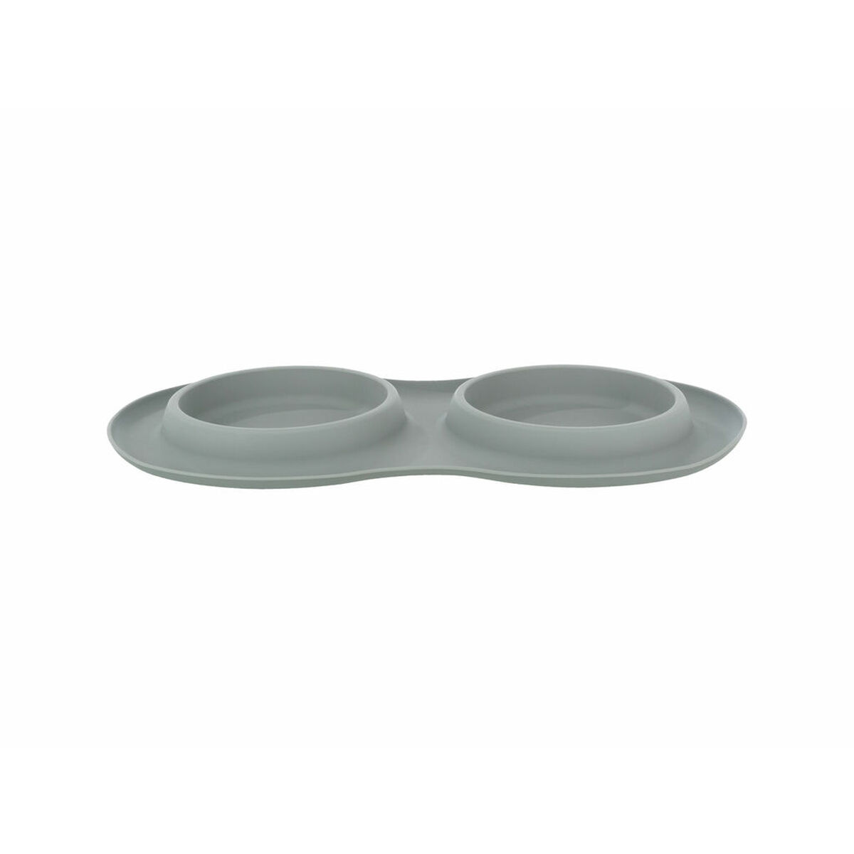 Dog Feeder Trixie Grey Stainless steel Ø 16 cm Double 2 × 0,3 L 47 × 3 × 26 CM, view 5