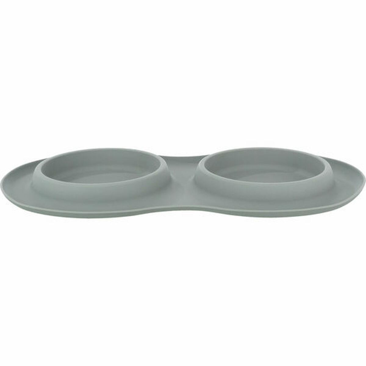 Dog Feeder Trixie Grey Stainless steel Ø 16 cm Double 2 × 0,3 L 47 × 3 × 26 CM, view 6