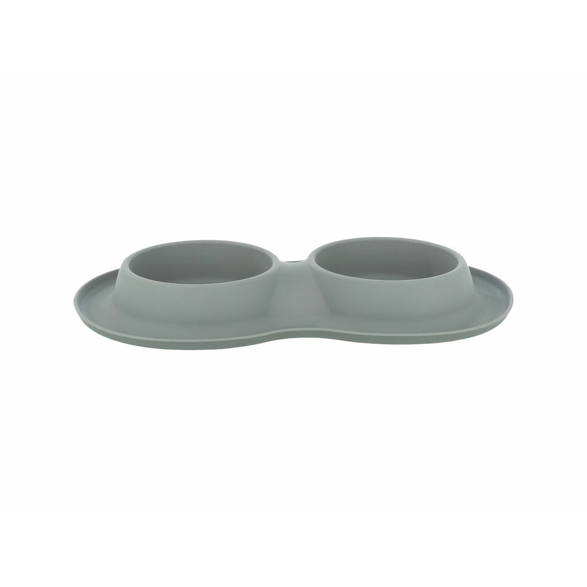 Dog Feeder Trixie Grey Stainless steel Ø 16 cm Double 2 × 0,4 L 40 × 5 × 23 cm (2 Units), view 3