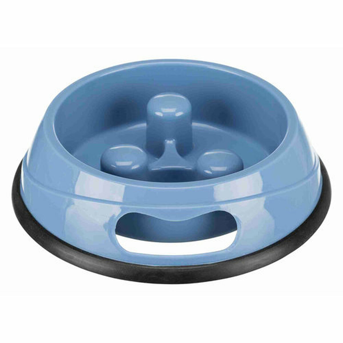 Pet feeding dish Trixie Slow Feed 900 ml 0,9 l Blue Green Natural rubber Plastic, view 2