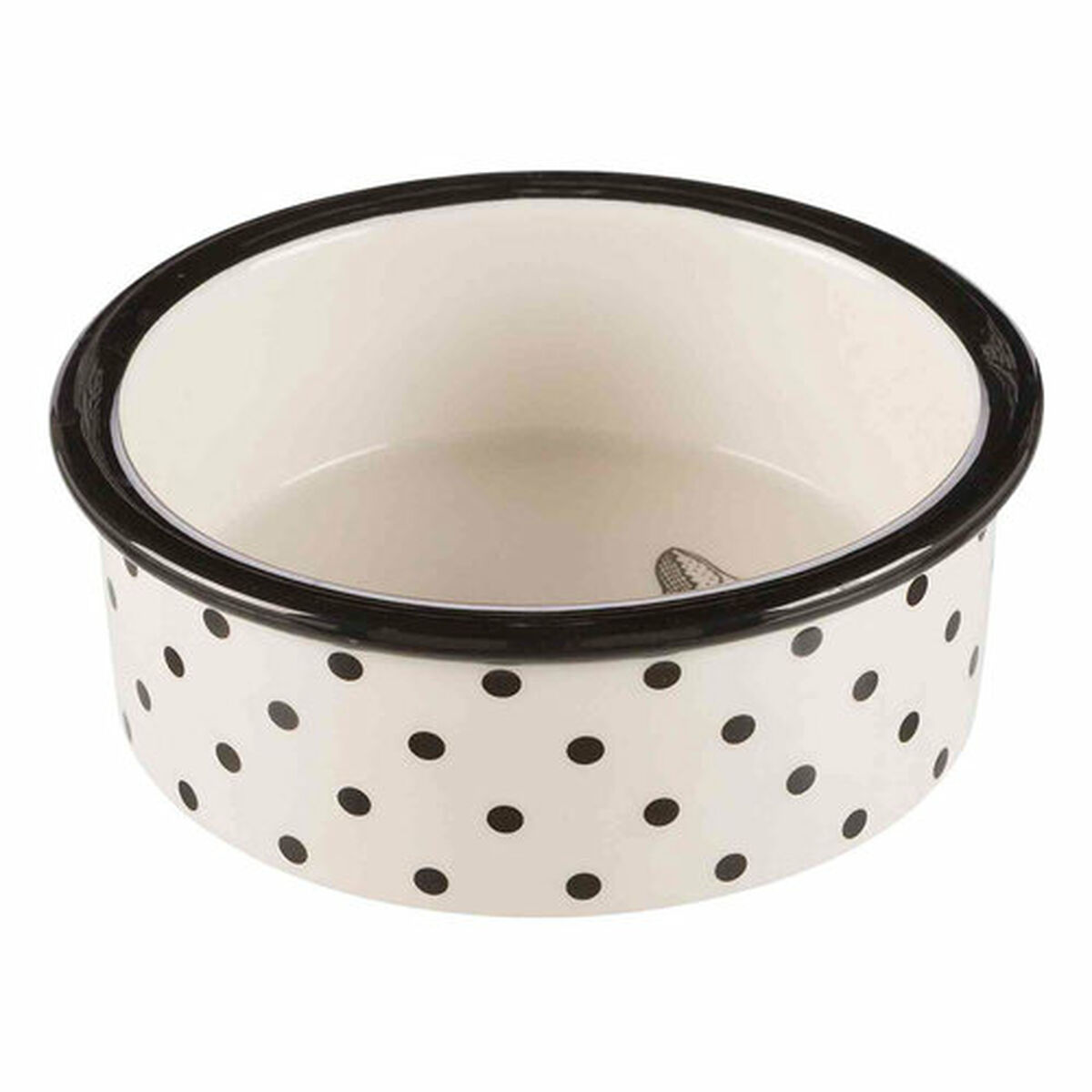 Pet feeding dish Trixie White Black 300 ml 0,3 L Ceramic, view 2