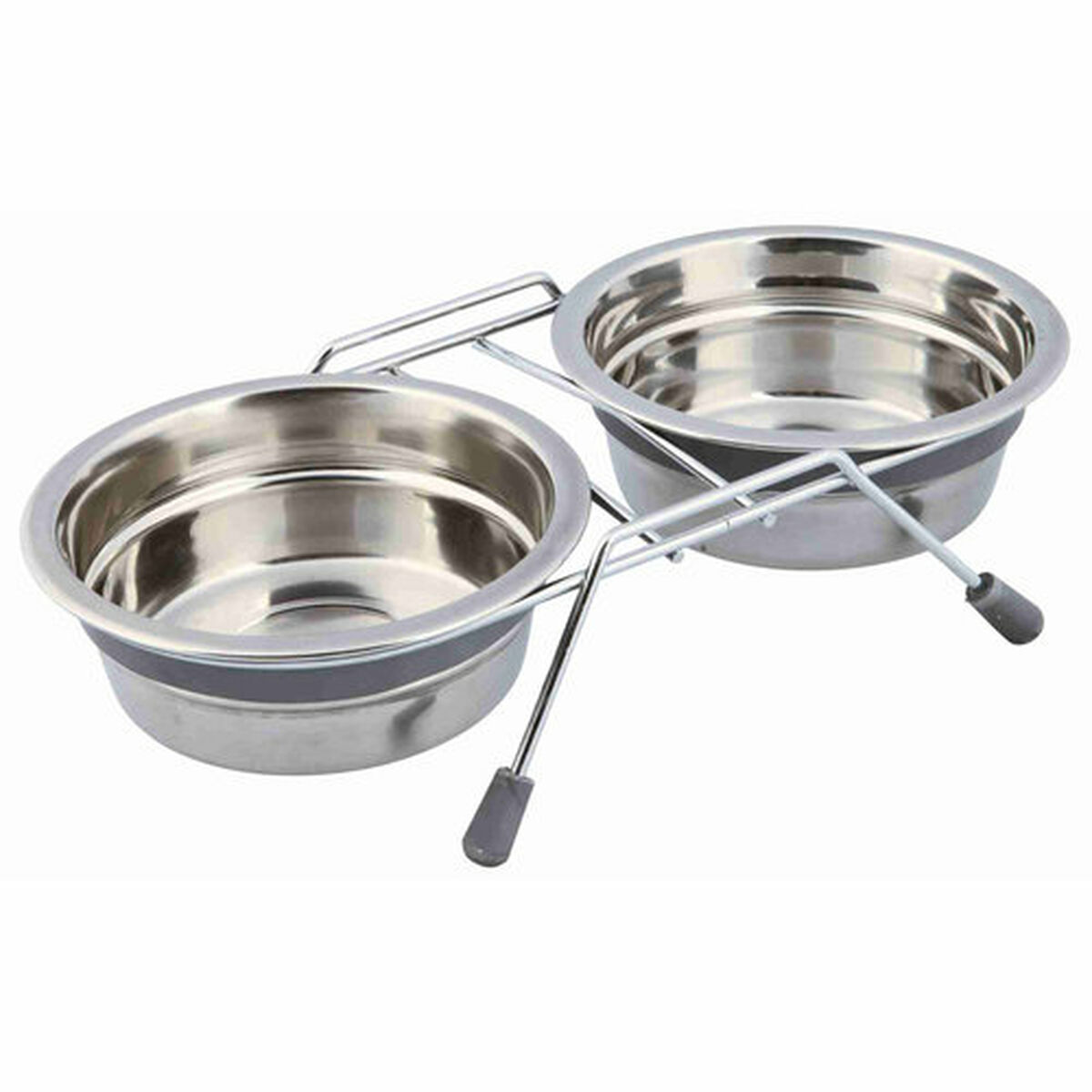 Dog Feeder Trixie Stainless steel 450 ml Double 2 × 0,45 L, view 2