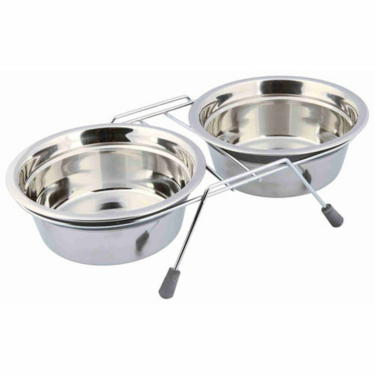 Dog Feeder Trixie Stainless steel 900 ml Double 2 × 0,9 L, view 2
