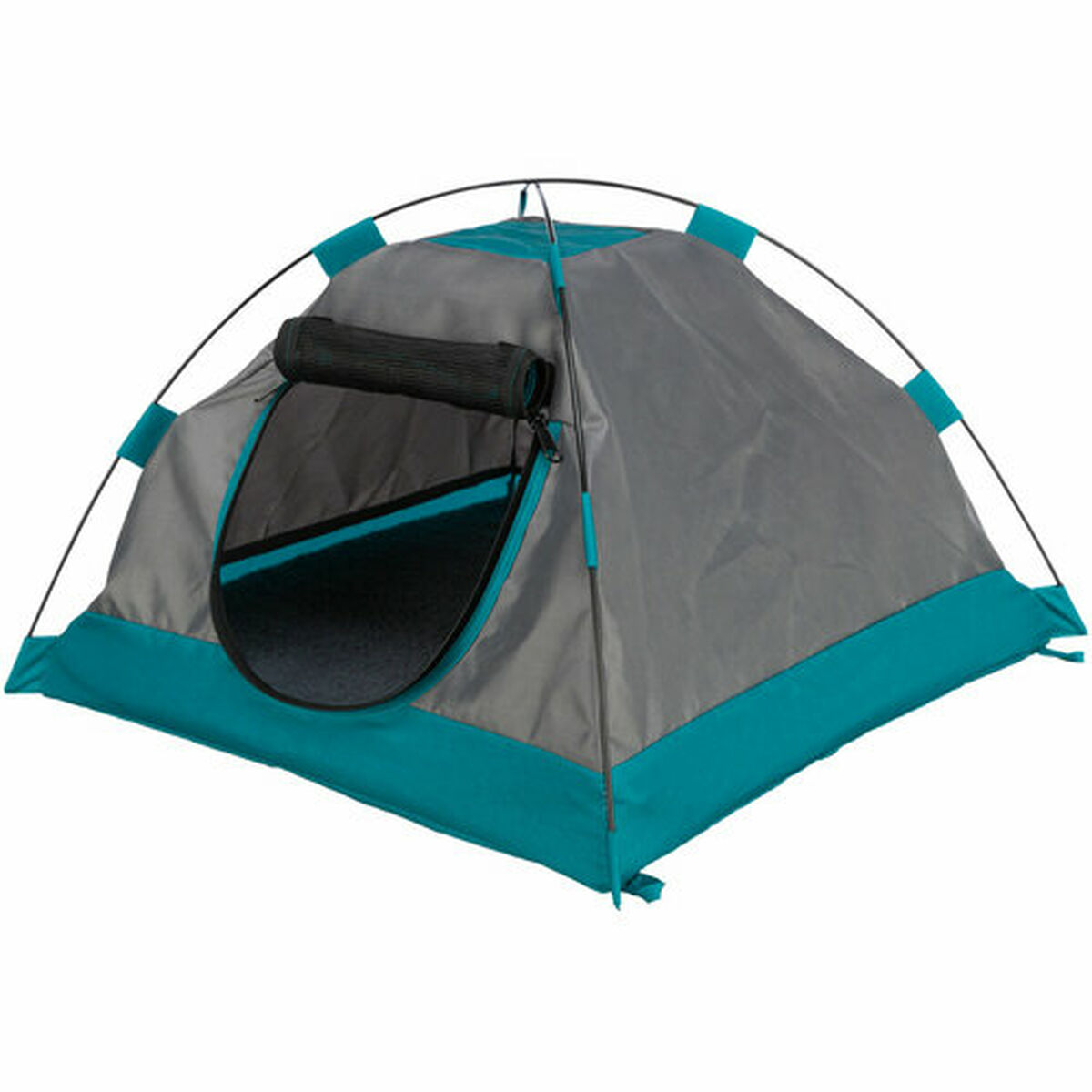 Kampeertent Trixie Blauw Donker grijs Polyester 47 x 34 x 47 cm Hond