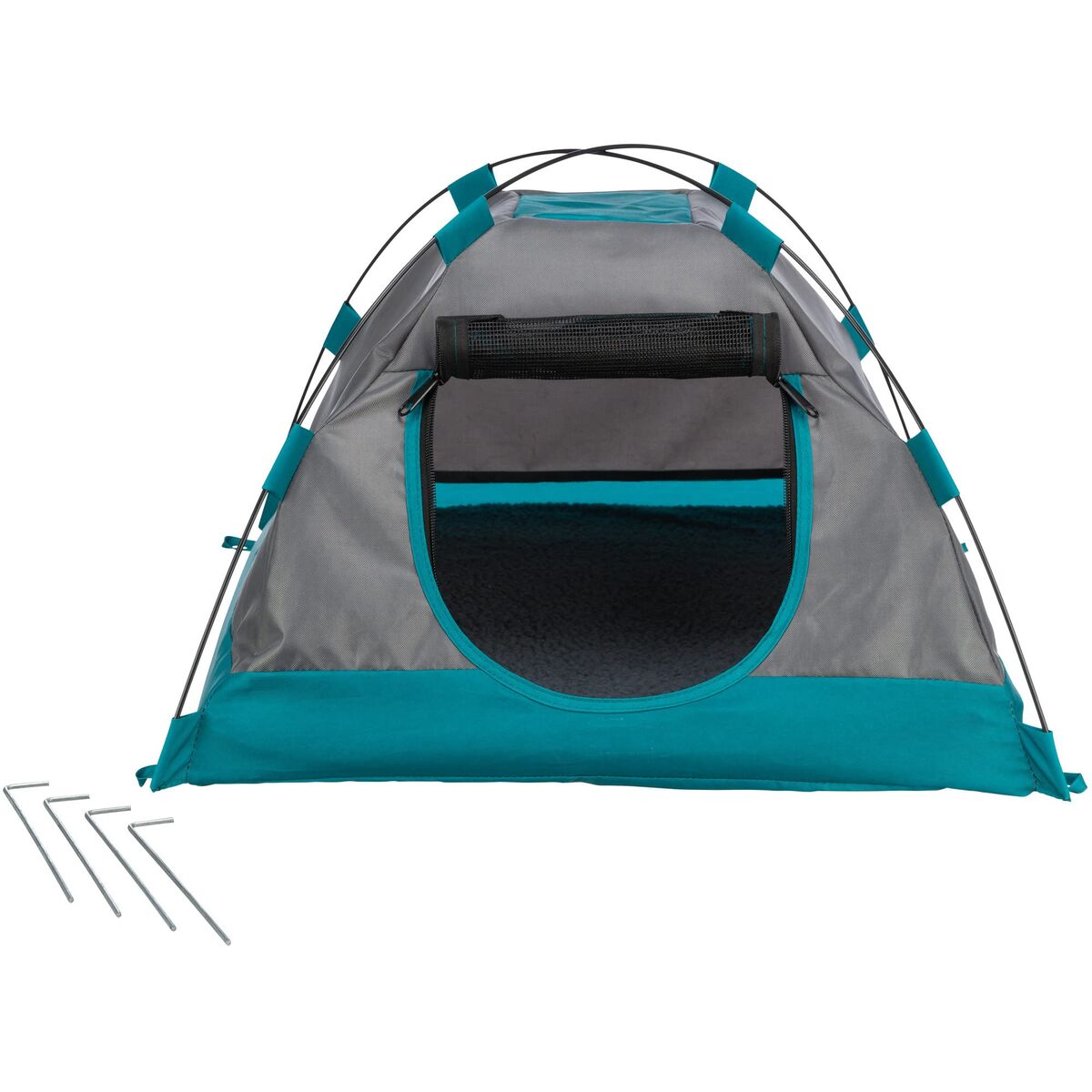 Kampeertent Trixie Blauw Donker grijs Polyester 47 x 34 x 47 cm Hond